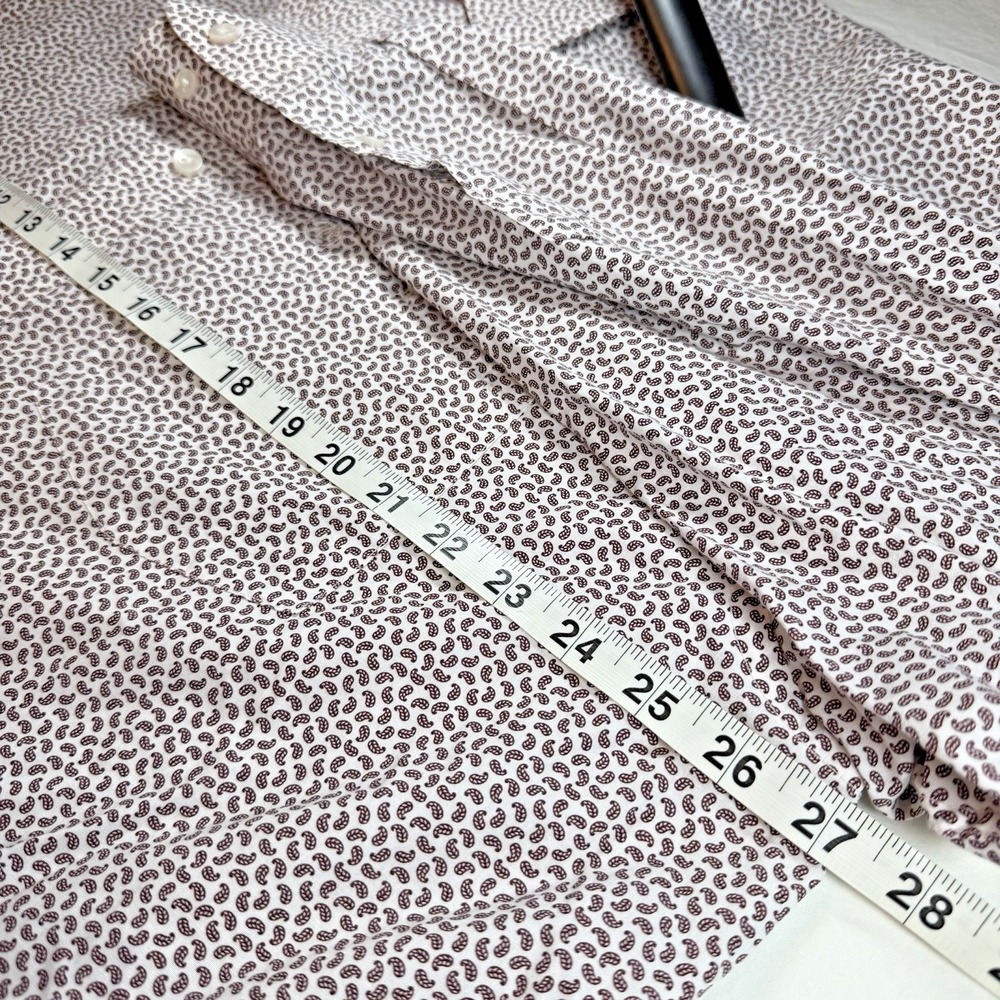 Wrangler Wrancher Long Sleeve Button-Down * All Over Paisley Print *Men's XL * - Picture 8 of 11